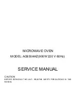 AYA AG930AHZ Service Manual preview