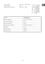 Preview for 10 page of AYA ALFS8514 User Manual