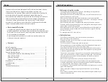 Preview for 2 page of AYA AMF605 Instruction Manual