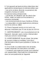 Preview for 5 page of AYA CC1005 Instructions For Use Manual