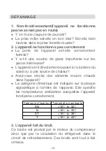 Preview for 15 page of AYA CC4003A+ Instructions For Use Manual