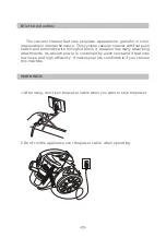 Preview for 27 page of AYA CJ005DN Instructions For Use Manual