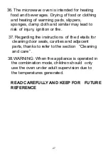 Preview for 8 page of AYA MOG720MI Instructions For Use Manual