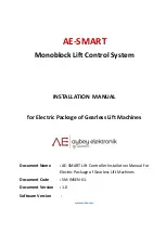 Aybey Elektronik AE-SMART Installation Manual preview