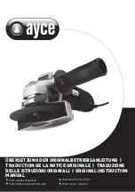 Предварительный просмотр 1 страницы Ayce 2405.2 Original Instruction Manual