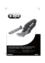 Preview for 1 page of Ayce AGS 10,8 LI 100-190 Original Instructions Manual