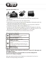 Предварительный просмотр 14 страницы Ayce ALM 36-1 Li Instruction Manual