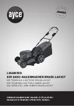 Ayce LMA8050D Operator'S Manual предпросмотр