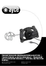 Ayce R6212B Original Instruction Manual preview