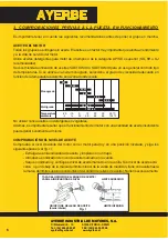 Предварительный просмотр 6 страницы ayerbe 5500 TX Manual