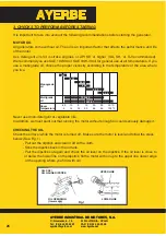 Предварительный просмотр 26 страницы ayerbe 5500 TX Manual