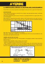 Предварительный просмотр 36 страницы ayerbe 5500 TX Manual