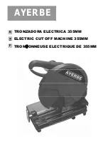 ayerbe ELECTRIC CUT OFF MACHINE 355 MM Manual preview