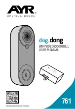 Preview for 1 page of AYR ding-dong 761 User Manual