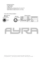 Предварительный просмотр 17 страницы Ayra 9000-0019-1963 User Manual