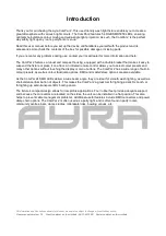 Предварительный просмотр 2 страницы Ayra 9000-0021-6276 User Manual