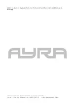 Предварительный просмотр 13 страницы Ayra 9000-0031-5606 User Manual