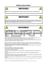 Preview for 3 page of Ayra 9000-0031-5820 User Manual