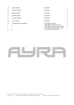 Preview for 12 page of Ayra 9000-0031-5974 User Manual