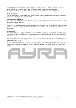 Preview for 14 page of Ayra 9000-0031-5974 User Manual