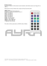 Preview for 13 page of Ayra 9000-0051-4477 User Manual