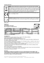 Предварительный просмотр 5 страницы Ayra 9000-0051-4479 User Manual