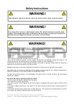 Preview for 3 page of Ayra 9000-0051-4481 User Manual