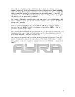 Preview for 9 page of Ayra ERO 101 Product Manual