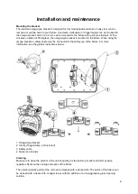 Предварительный просмотр 8 страницы Ayra Ero 3610 User Manual