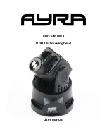 Ayra ERO 540 MKII User Manual предпросмотр