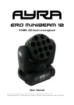 Предварительный просмотр 1 страницы Ayra Ero Minibeam 12 User Manual