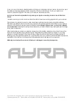 Preview for 10 page of Ayra ITA3D 600 User Manual