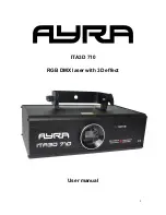 Preview for 1 page of Ayra ITA3D 710 User Manual