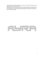 Предварительный просмотр 3 страницы Ayra ITA3D 710 User Manual