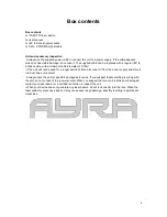 Предварительный просмотр 4 страницы Ayra ITA3D 710 User Manual