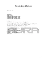 Preview for 9 page of Ayra ITA3D 710 User Manual