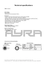 Preview for 13 page of Ayra ITA3D 80 User Manual