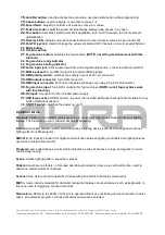 Предварительный просмотр 6 страницы Ayra oso 240b mkii User Manual