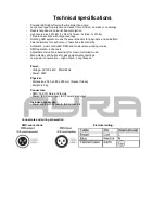 Предварительный просмотр 8 страницы Ayra TDC 33 User Manual