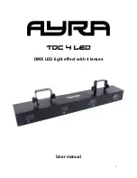 Ayra TDC 4 LED User Manual предпросмотр