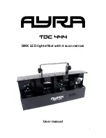 Preview for 1 page of Ayra TDC 444 MKII User Manual