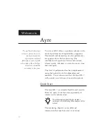 Preview for 4 page of Ayre KX-5 Owner'S Manual