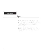 Preview for 3 page of Ayre MX-R Owner'S Manual