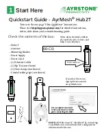 AYRSTONE AyrMesh Hub2T Quick Start Manual предпросмотр