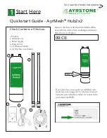 Предварительный просмотр 1 страницы AYRSTONE AyrMesh Hub2x2 Quick Start Manual