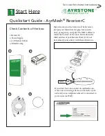 AYRSTONE AyrMesh ReceiverC Quick Start Manual preview