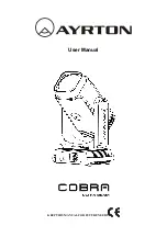 Предварительный просмотр 1 страницы Ayrton COBRA ULTRA BEAM User Manual