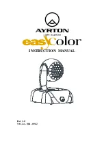 Ayrton easyColor Instruction Manual предпросмотр