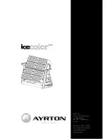 Предварительный просмотр 28 страницы Ayrton icecolor 1000 User Manual