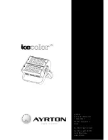 Preview for 28 page of Ayrton icecolor 250 User Manual